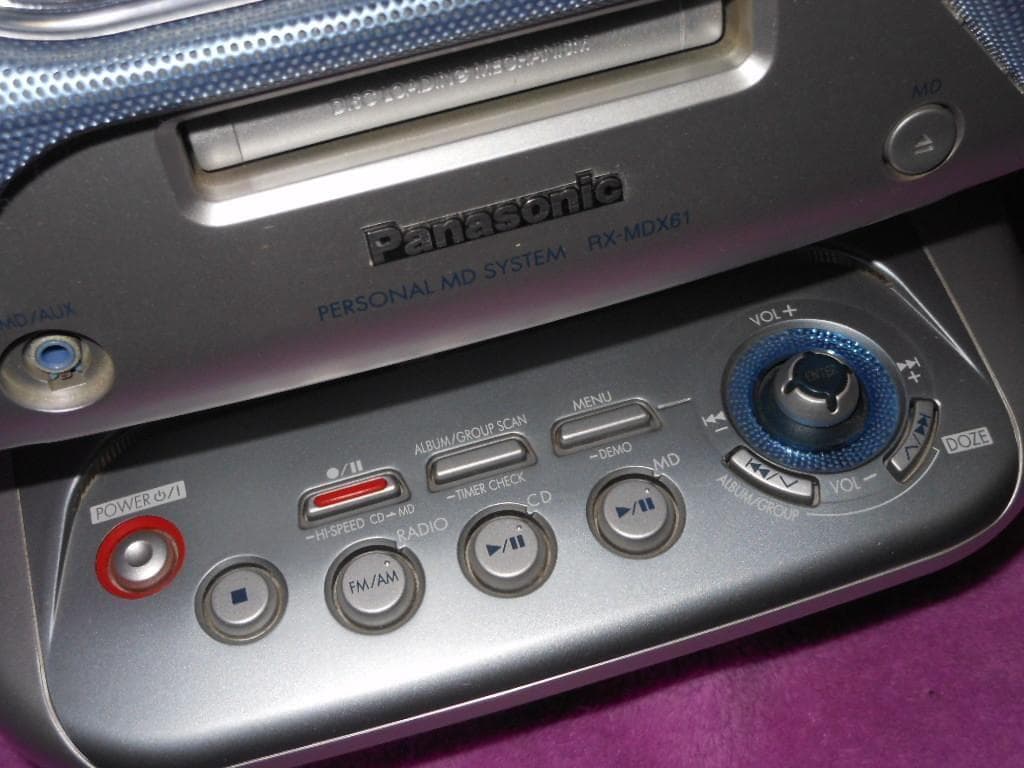 値下げ◆パナソニックMDX◆ラジカセ２台◆CDラジオ視聴◆リモコンAMアンテナ付