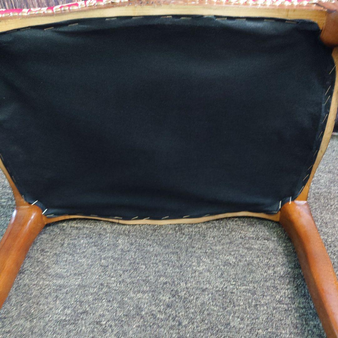 木製スツール 猫脚 ヴィンテージ イタリア製 ロココ調 イタリア製