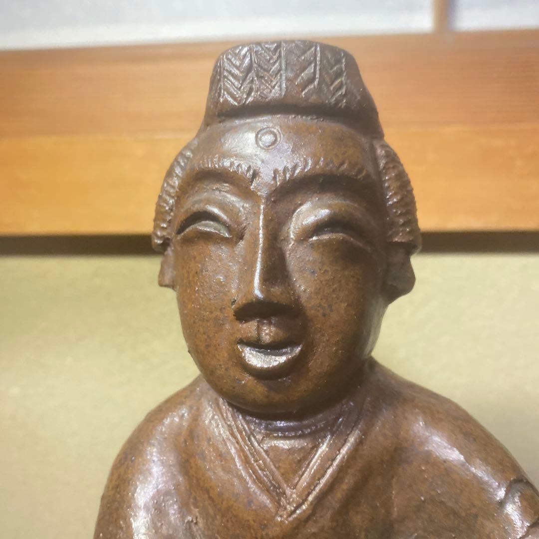 陶器製　マリヤ観音置物