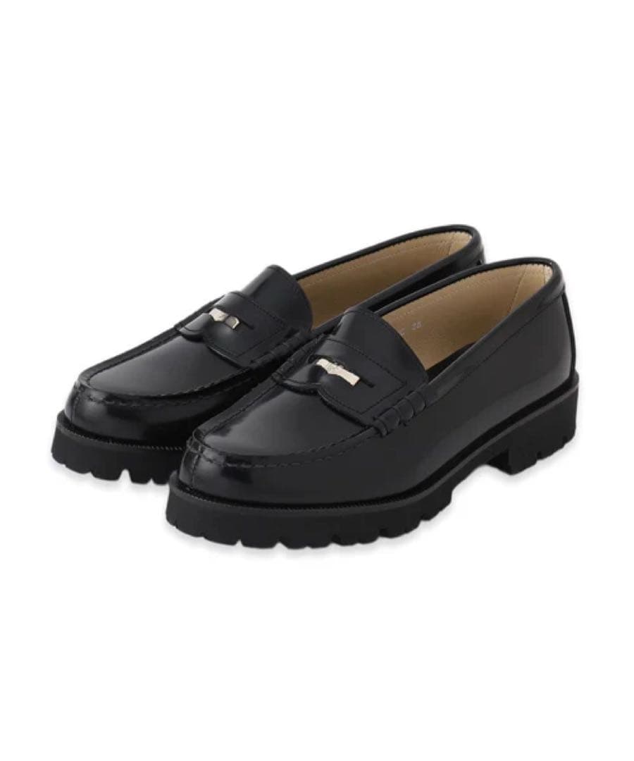 HARUTA（ハルタ）for SALON別注ガラス レザーローファー