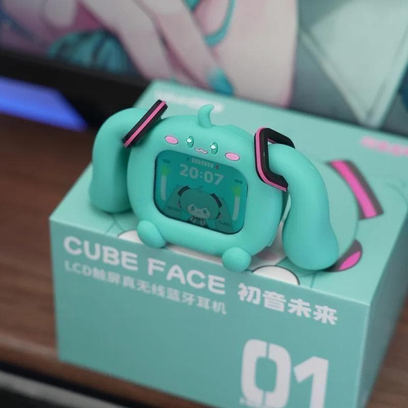 【新品】初音ミク × ビリビリ　限定ワイヤレスイヤホン cube face