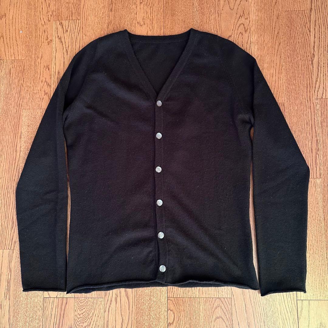 ペラフィネ　カシミア　スコットランド製　黒　美品