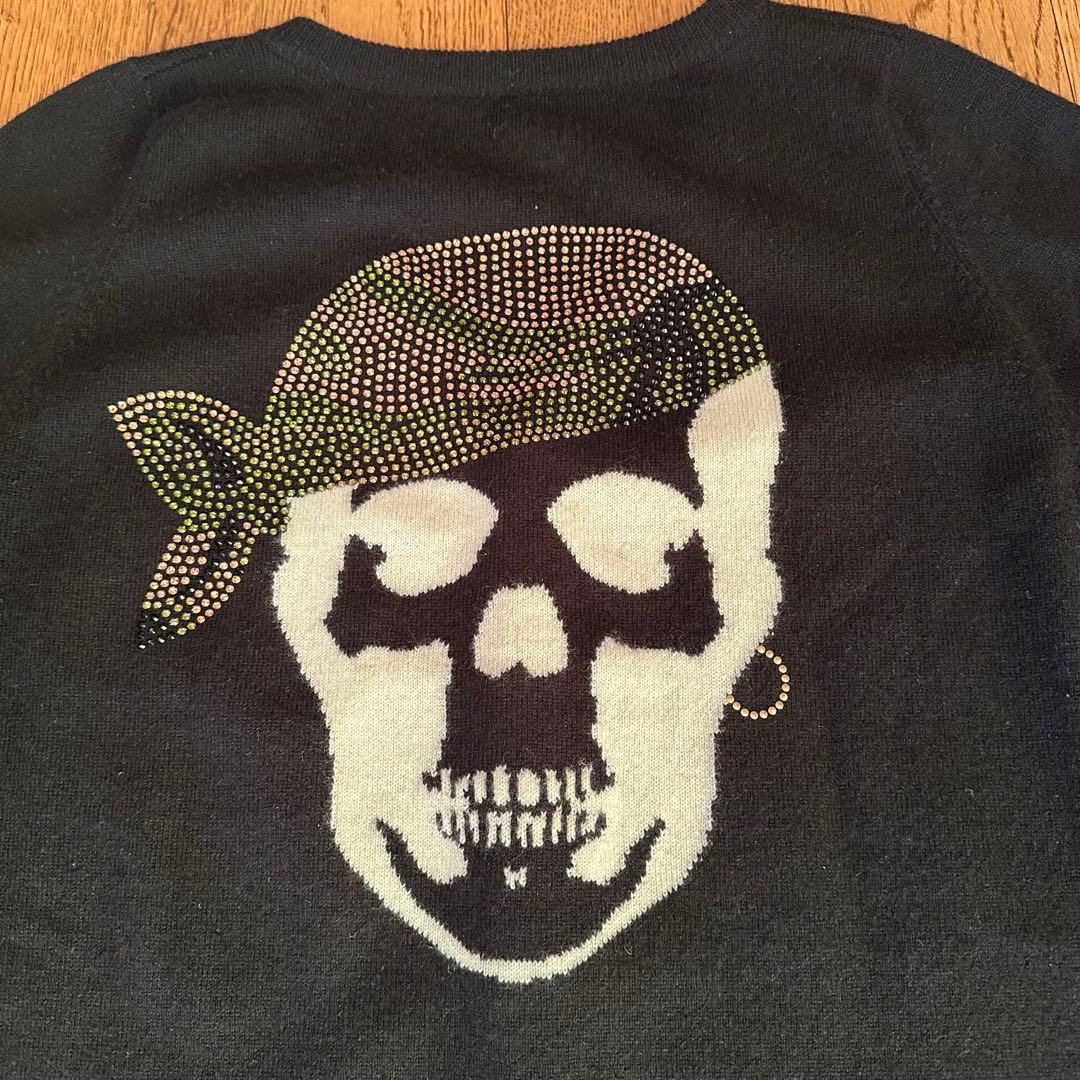 ペラフィネ　カシミア　スコットランド製　黒　美品