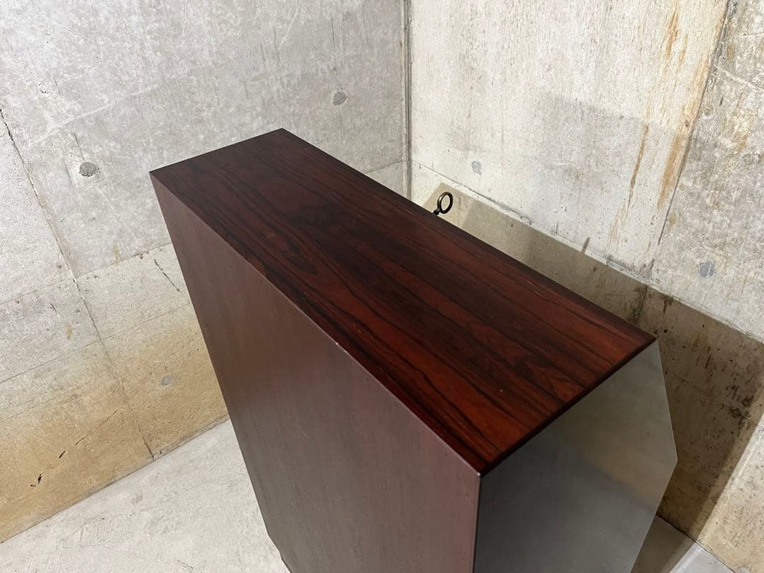 希少 山品木工社製 70年代　ビンテージ ライティングビューロー 机 チェスト