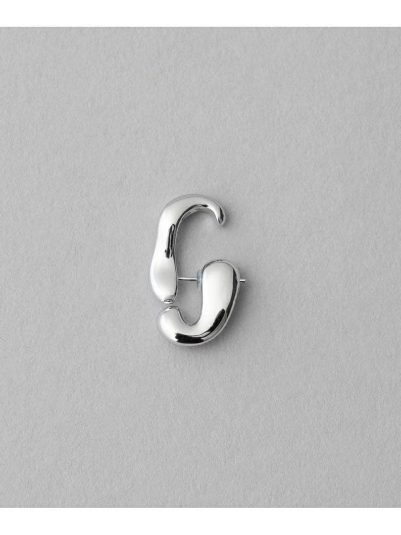 Ete ウェーブ フローピアス フロウ　エテ　シルバー　片耳ピアス