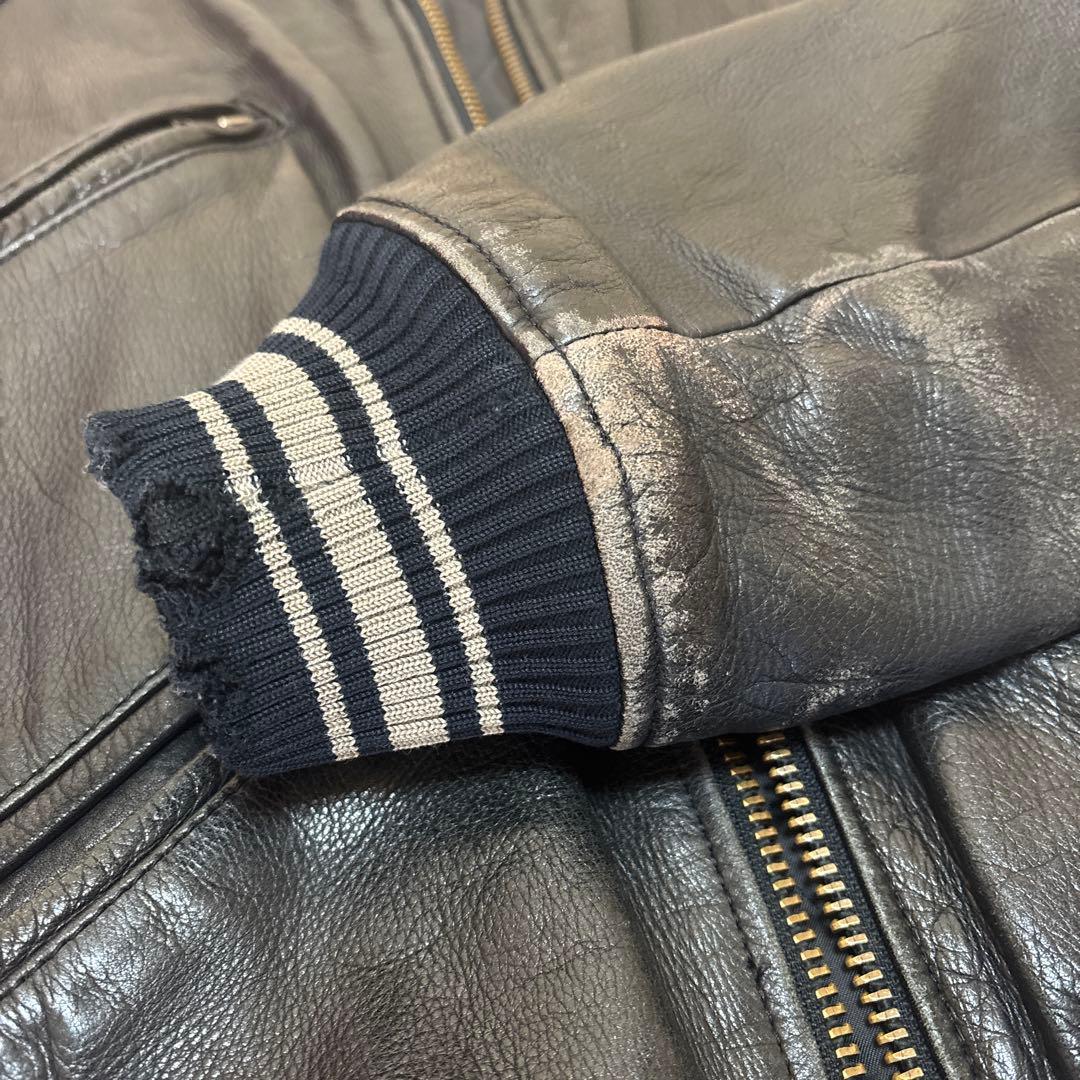 AVIREX アヴィレックス 50周年記念 レザースタジャン VARSITY