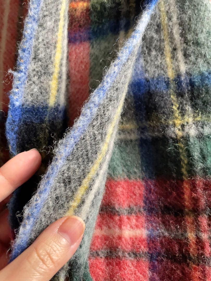 【美品】ポーランド製 TEXTILIMPEX ヴィンテージトラベリングラグ