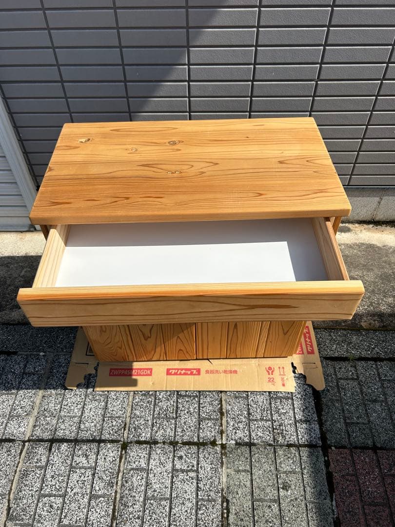 木製家具　水槽台