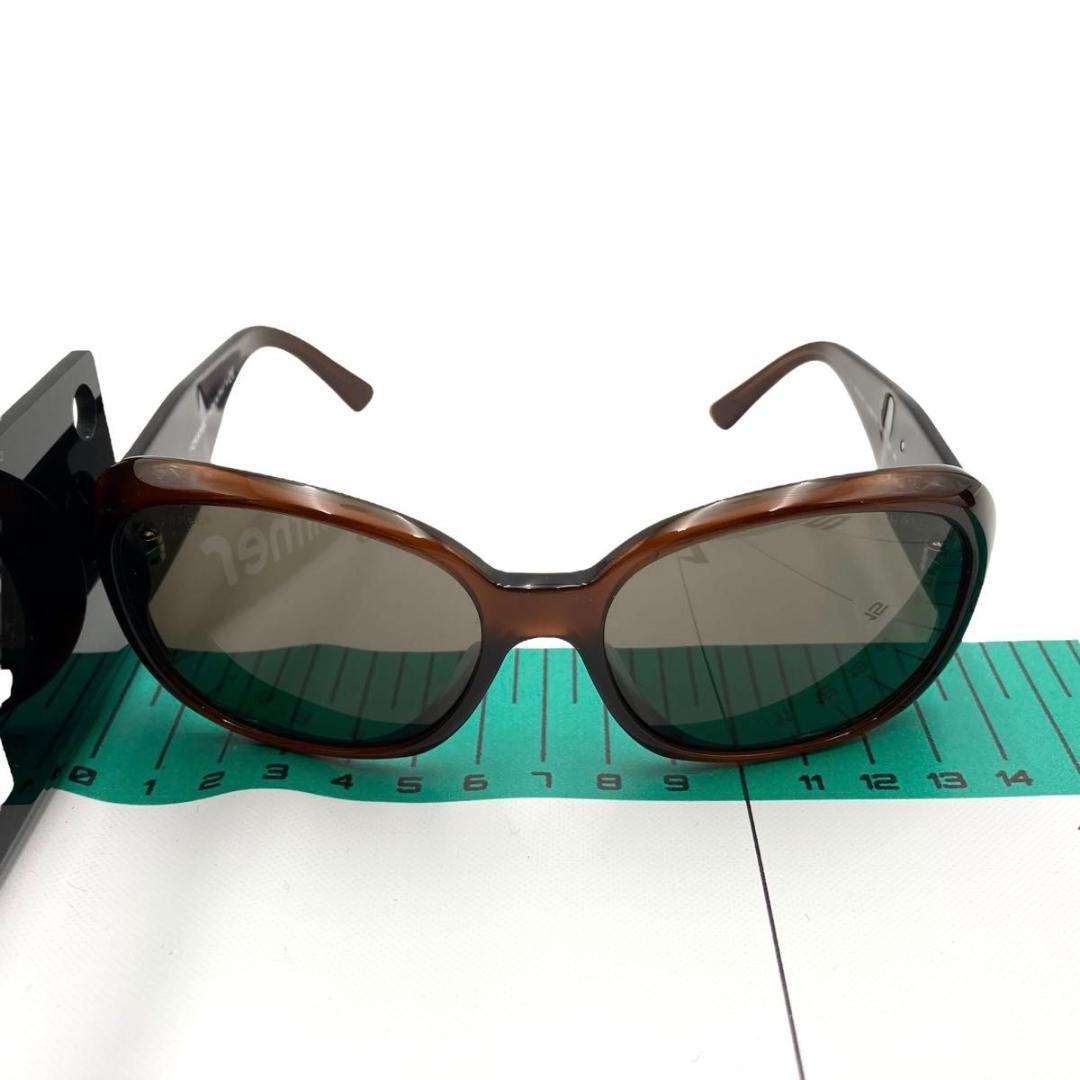 美品　CHANEL シャネル サングラス　カメリア　ココマーク　5113-A