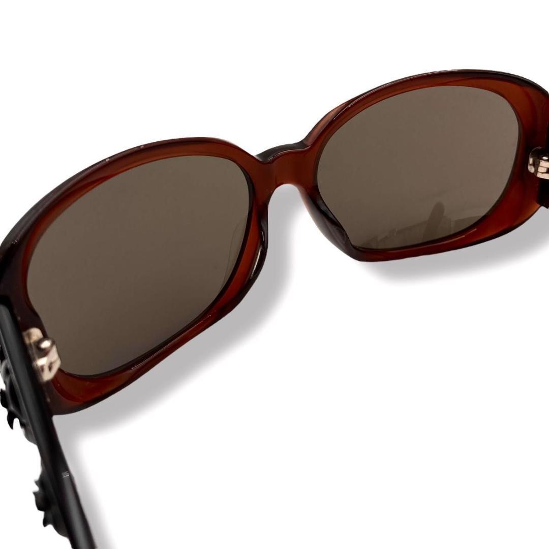 美品　CHANEL シャネル サングラス　カメリア　ココマーク　5113-A