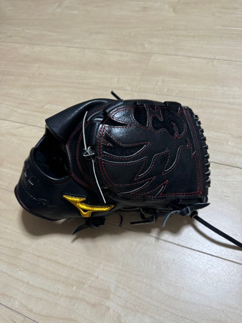 ミズノプロ 硬式 グローブ 黒 右投げ用 投手用