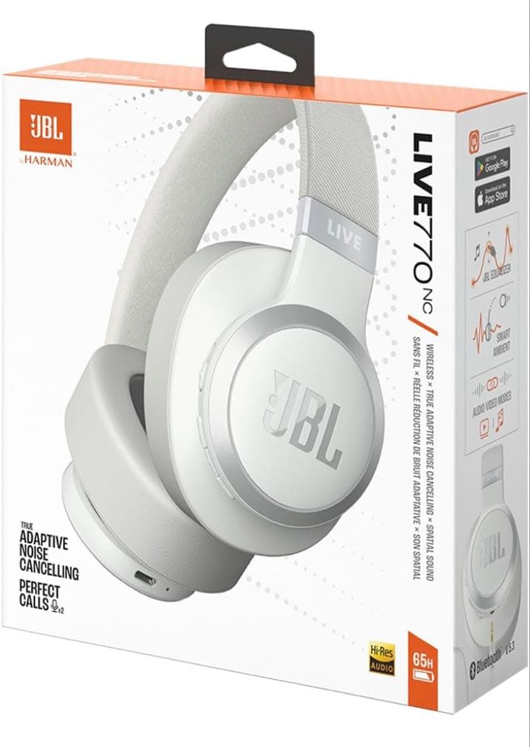 JBL LIVE 770 nc ワイヤレスヘッドホン