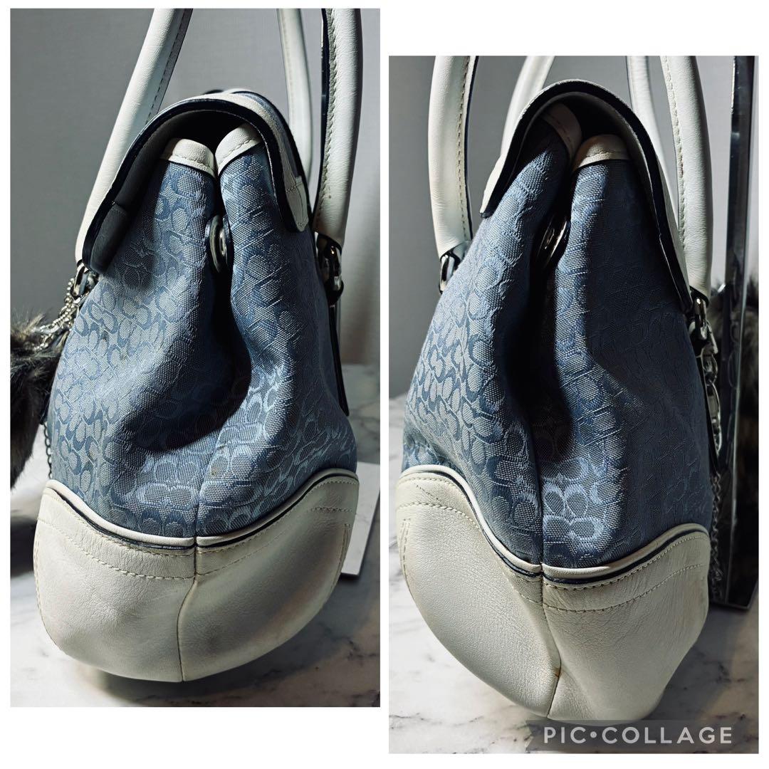 バッグ coach signature shoulder bag y2k