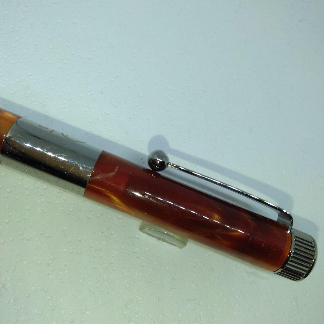 ROMEO No.3　イタリアンアンバー　ボールペン 　細軸
