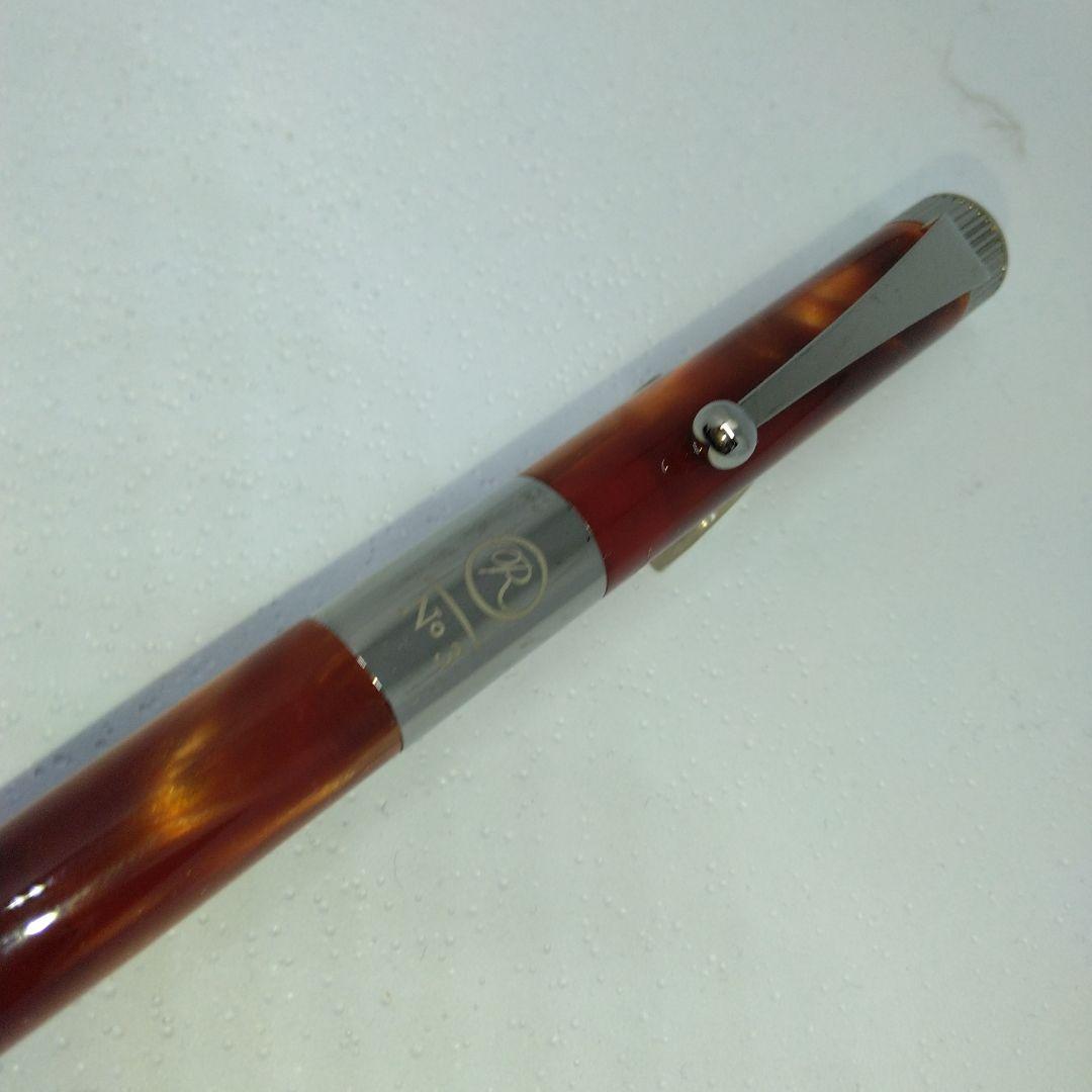 ROMEO No.3　イタリアンアンバー　ボールペン 　細軸