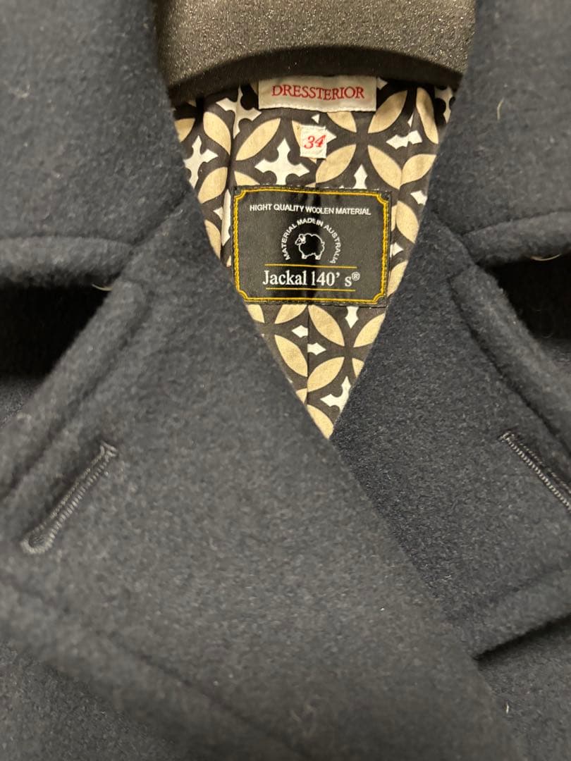 専用‼︎　DRESSTERIOR Super140sウールAラインPコート34