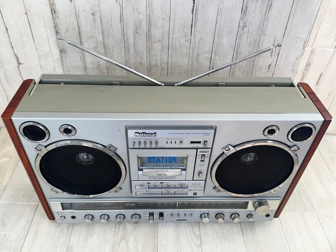 動作品Nationalナショナル 大型ラジカセ RX-7000 昭和レトロ 名機
