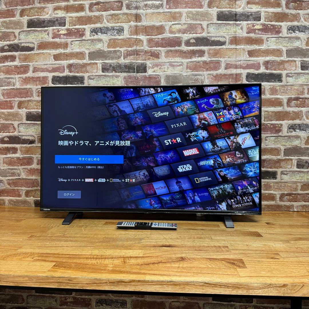 東芝 50V型 4K液晶テレビ 50C350X REGZA ネット動画アプリ対応
