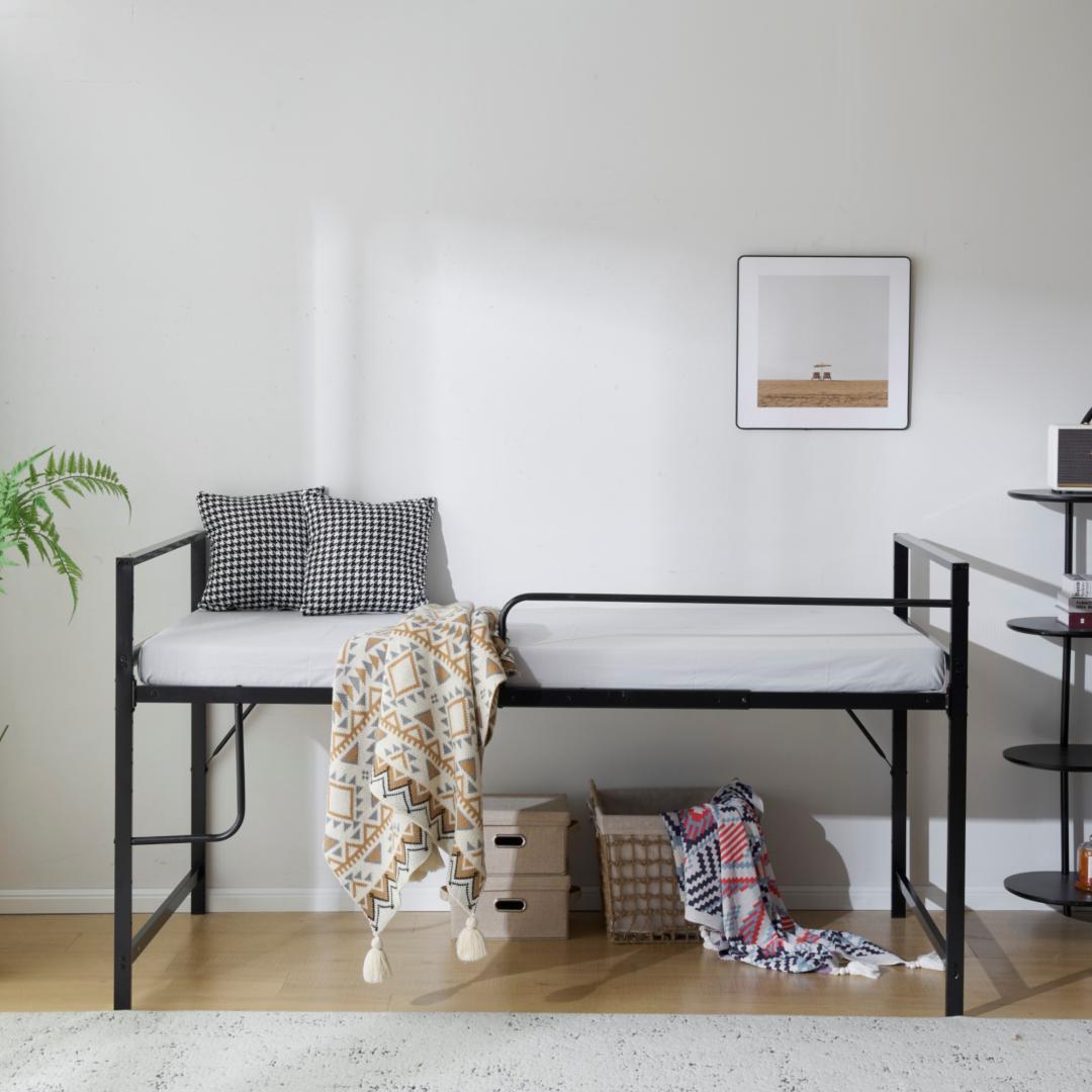 【高さ110cm】ロフトベッド パイプベッド シングル システムベッド 収納