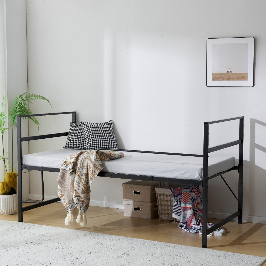 【高さ110cm】ロフトベッド パイプベッド シングル システムベッド 収納