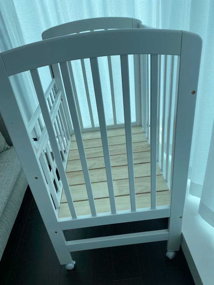 ベビーベッドセット　ハイポジションミニベッド