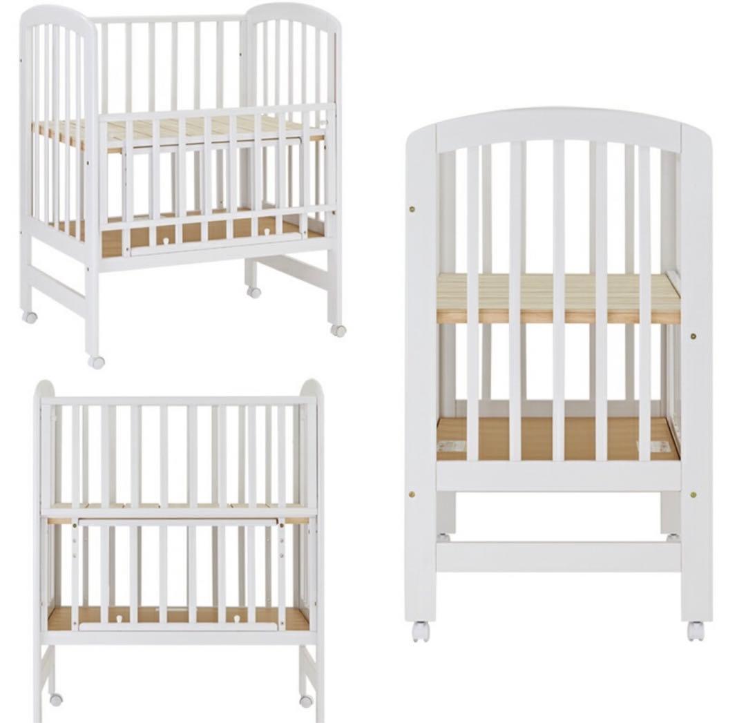 ベビーベッドセット　ハイポジションミニベッド