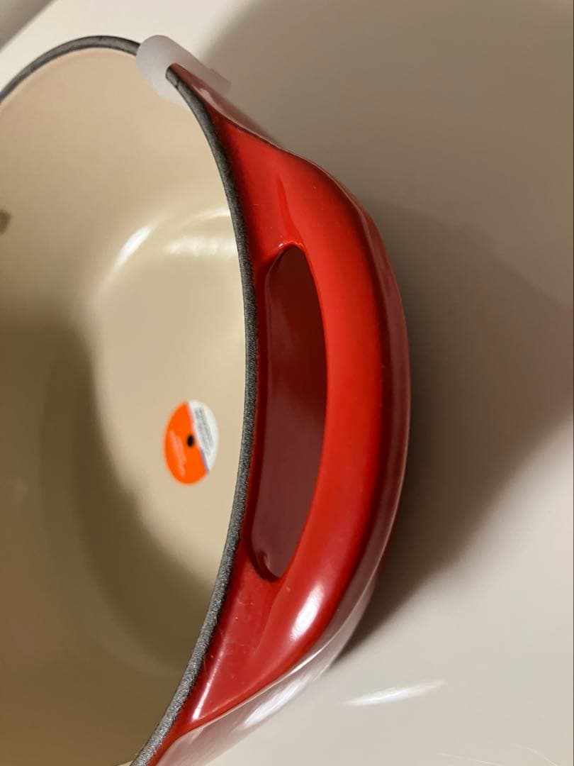 LE CREUSET ル・クルーゼ ココットロンド チェリーレッド 両手鍋18㎝