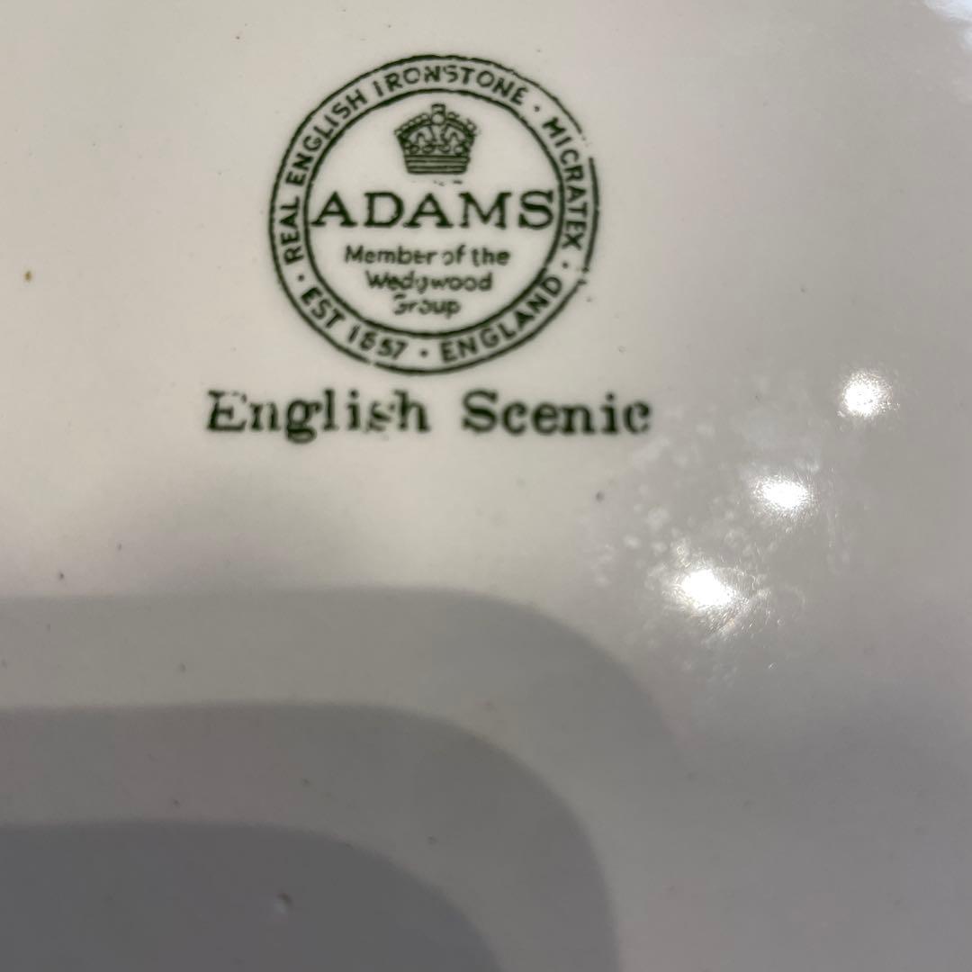 ADAMS English Scenic 直径31cm大皿2点 新品未使用