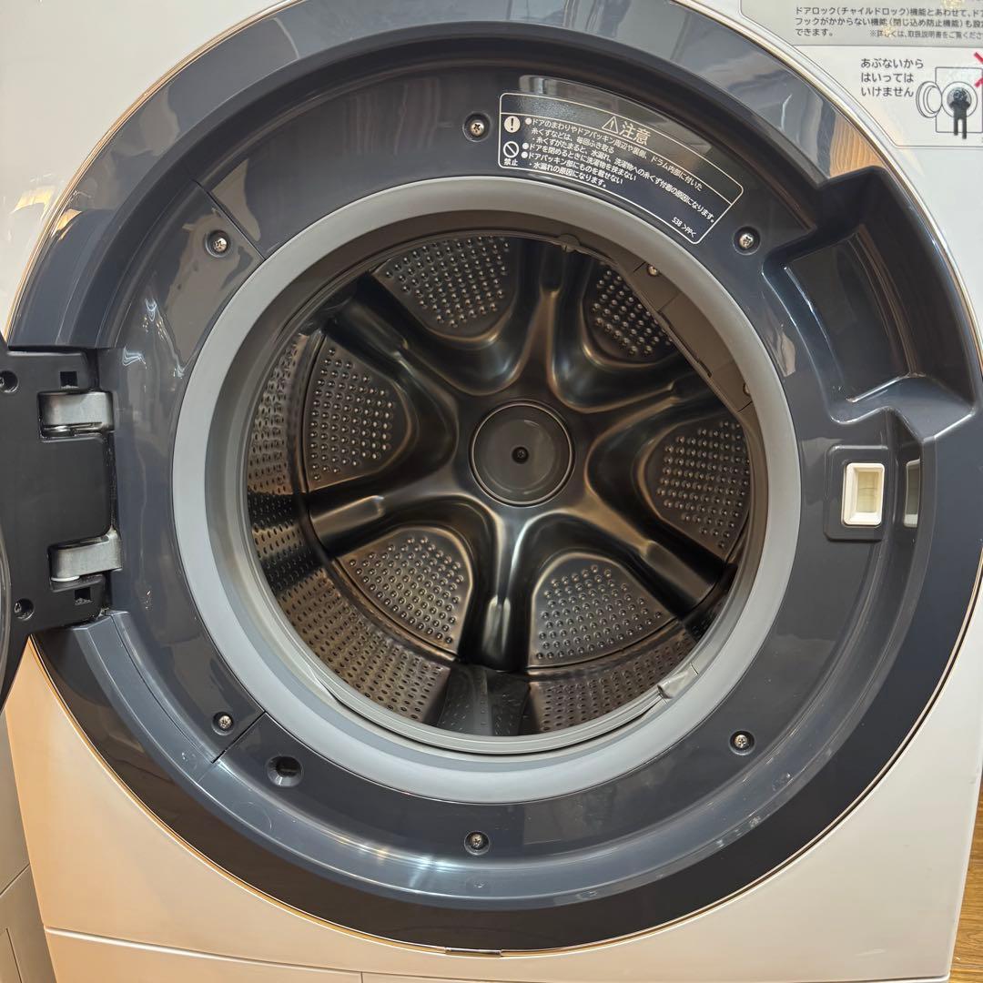 334＊■日立電気選択乾燥機　BD-SG100BL　2018年製　ドラム式　中古