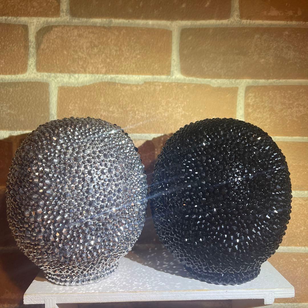 ブラック 達磨 だるま ダルマ キラキラ デコ