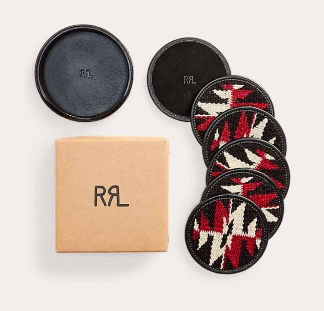 新品*RRL*ハンドウーブン コースター セット *ダブルアールエル
