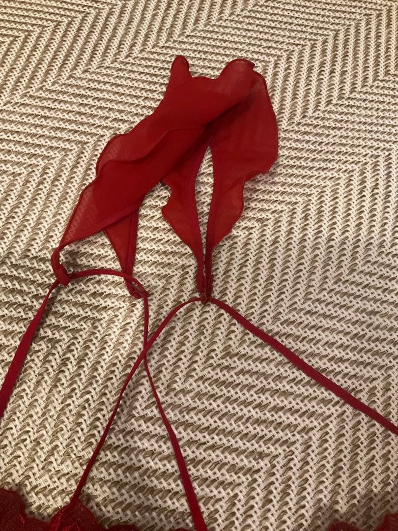 今期　限定色　赤　ワコール　サルート　キャミソール　Mサイズ