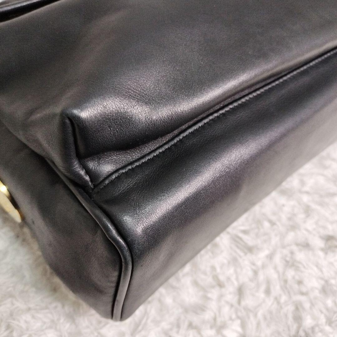 オロビアンコ クロコ型押し レザー ショルダーバッグ ブラック y2k 希少