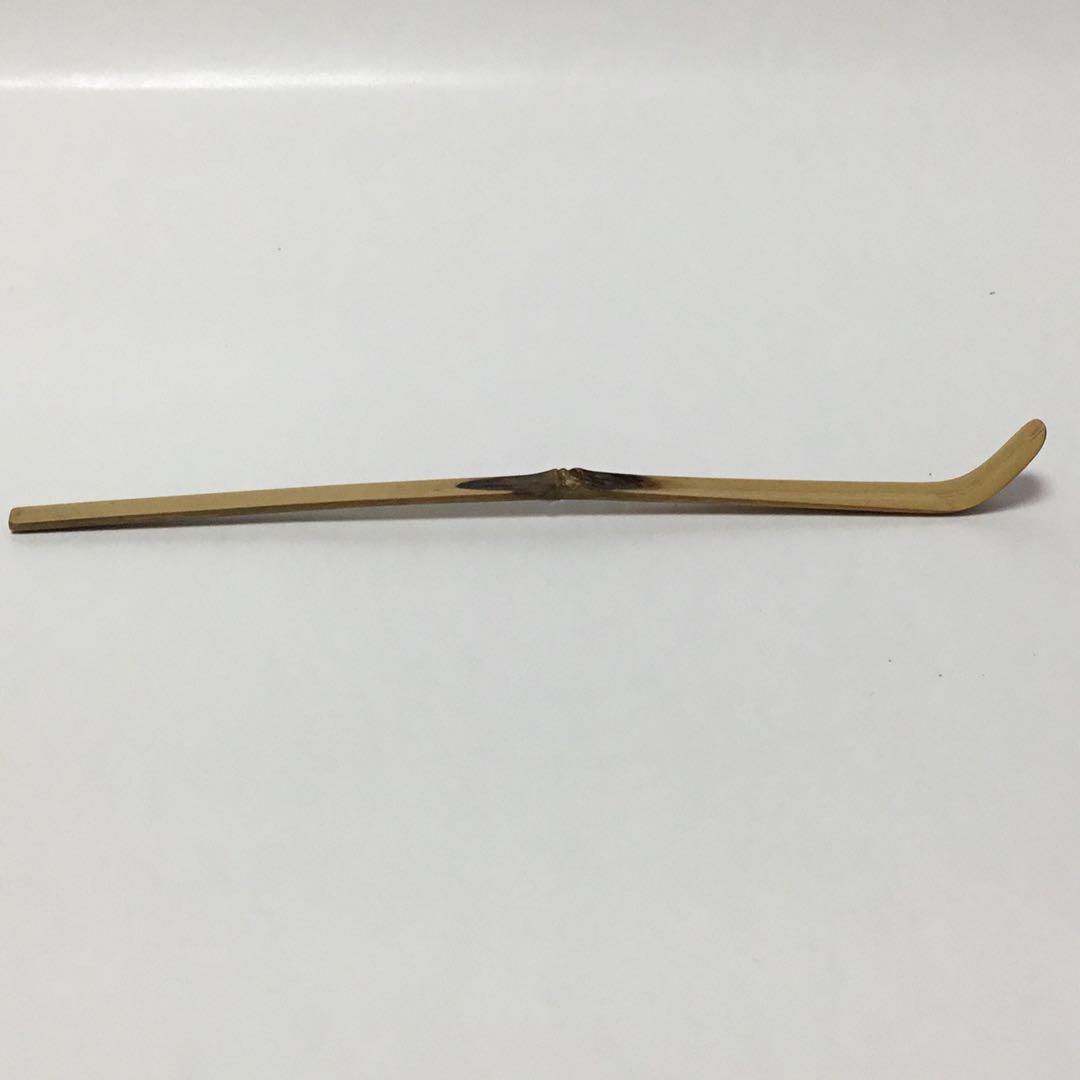 茶杓 若葉 紫野 細合喝堂 木箱入 茶道具 古物品