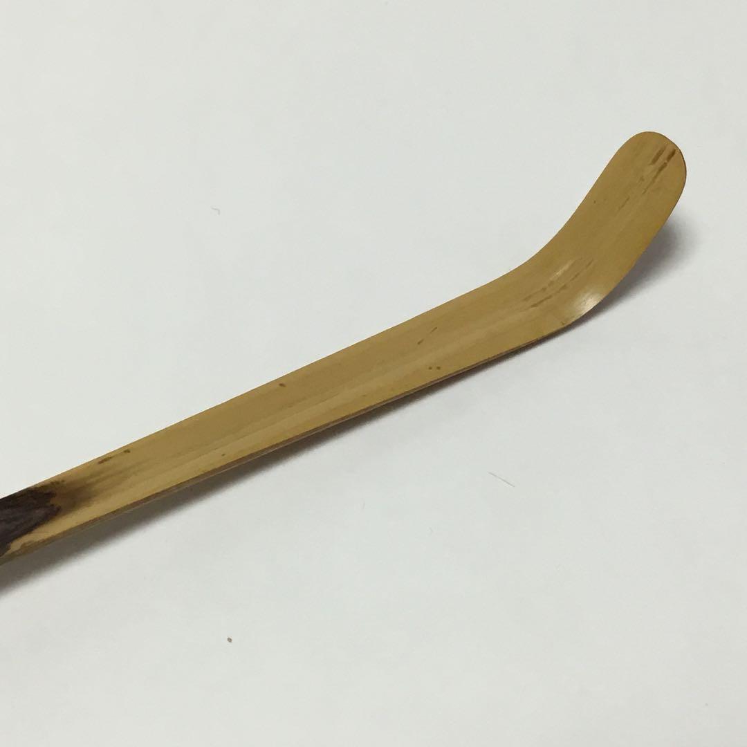 茶杓 若葉 紫野 細合喝堂 木箱入 茶道具 古物品