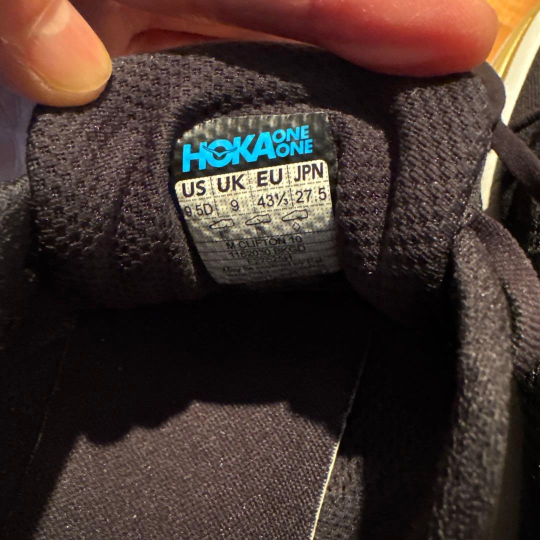 HOKA スニーカー クリプトン10ブラック/ゴールド