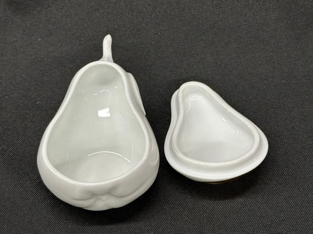 【レア？USED美品】meissen マイセン　洋梨　小物入れ　アクセサリー入れ