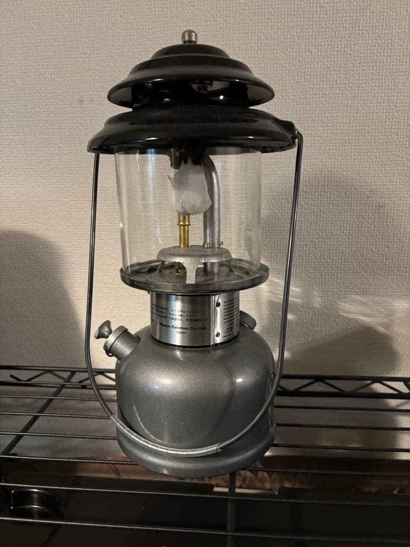 コールマン　Unleaded II ランタン シルバー　ケース付き