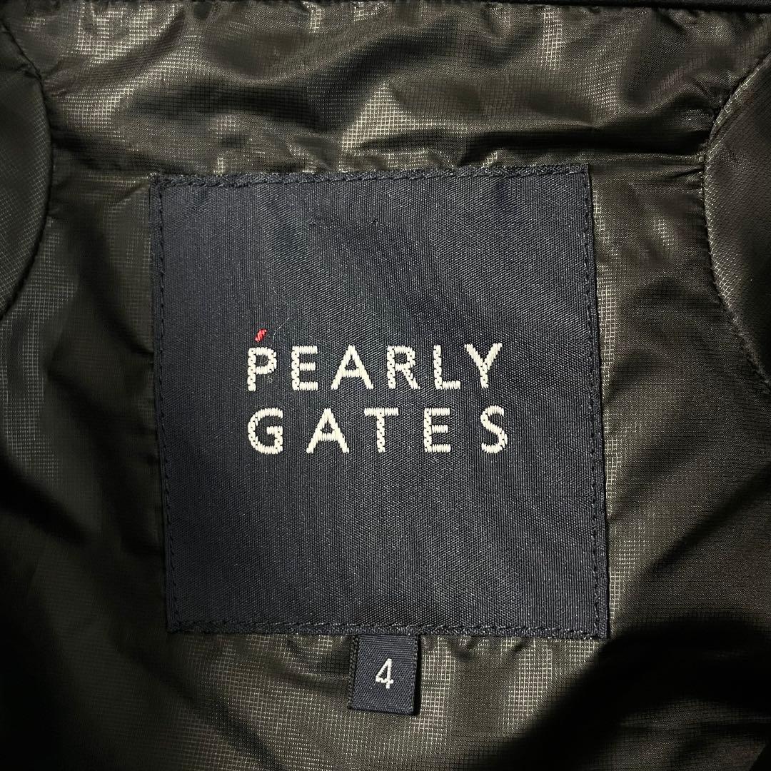 【極美品】パーリーゲイツ エアーダウンベスト サイズ4 ダークネイビー