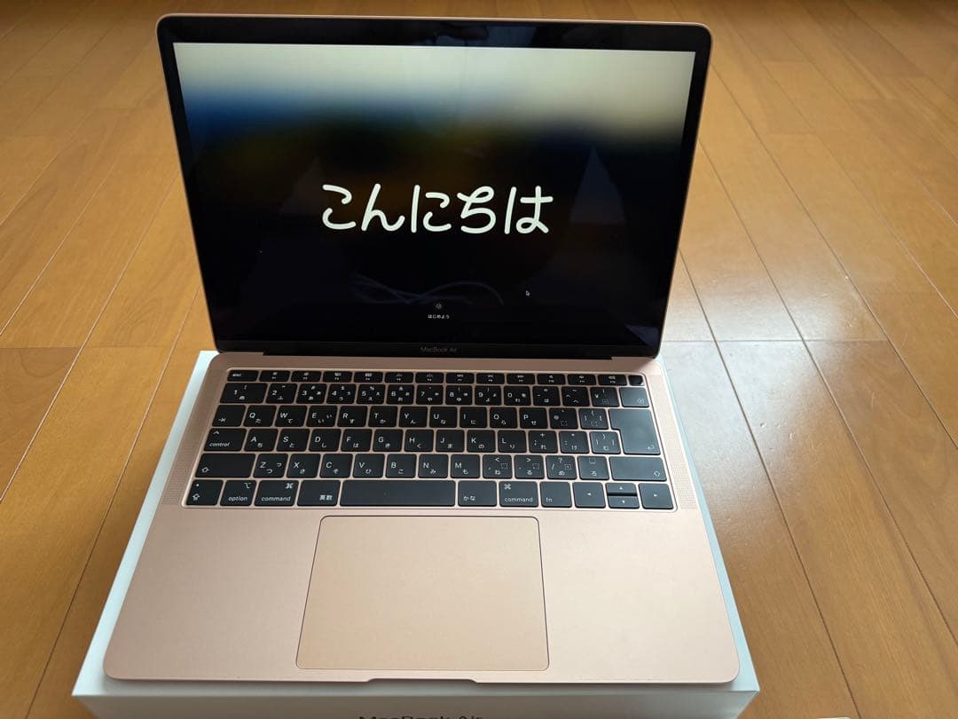 ★MacBook Airゴールド128GB 2019美品★