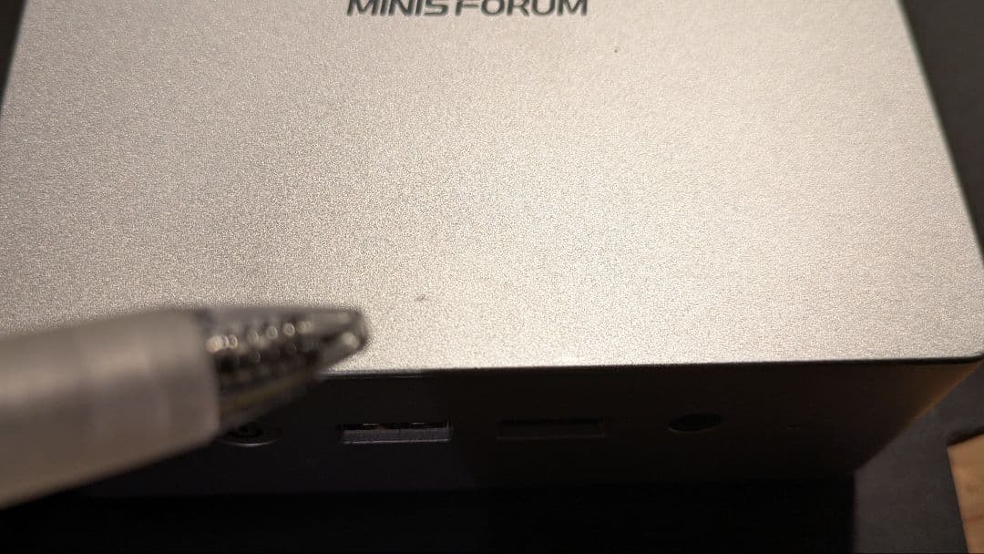 整備済み MINISFORUM UN100L 16GBRAM 512GB SSD