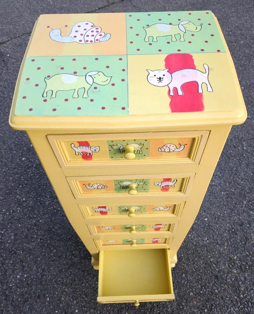 〈即購入可〉猫 ネコ ねこ 収納家具 タンス チェスト