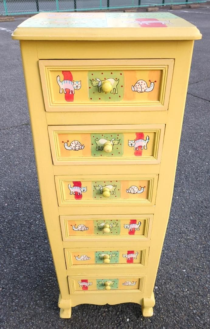 〈即購入可〉猫 ネコ ねこ 収納家具 タンス チェスト