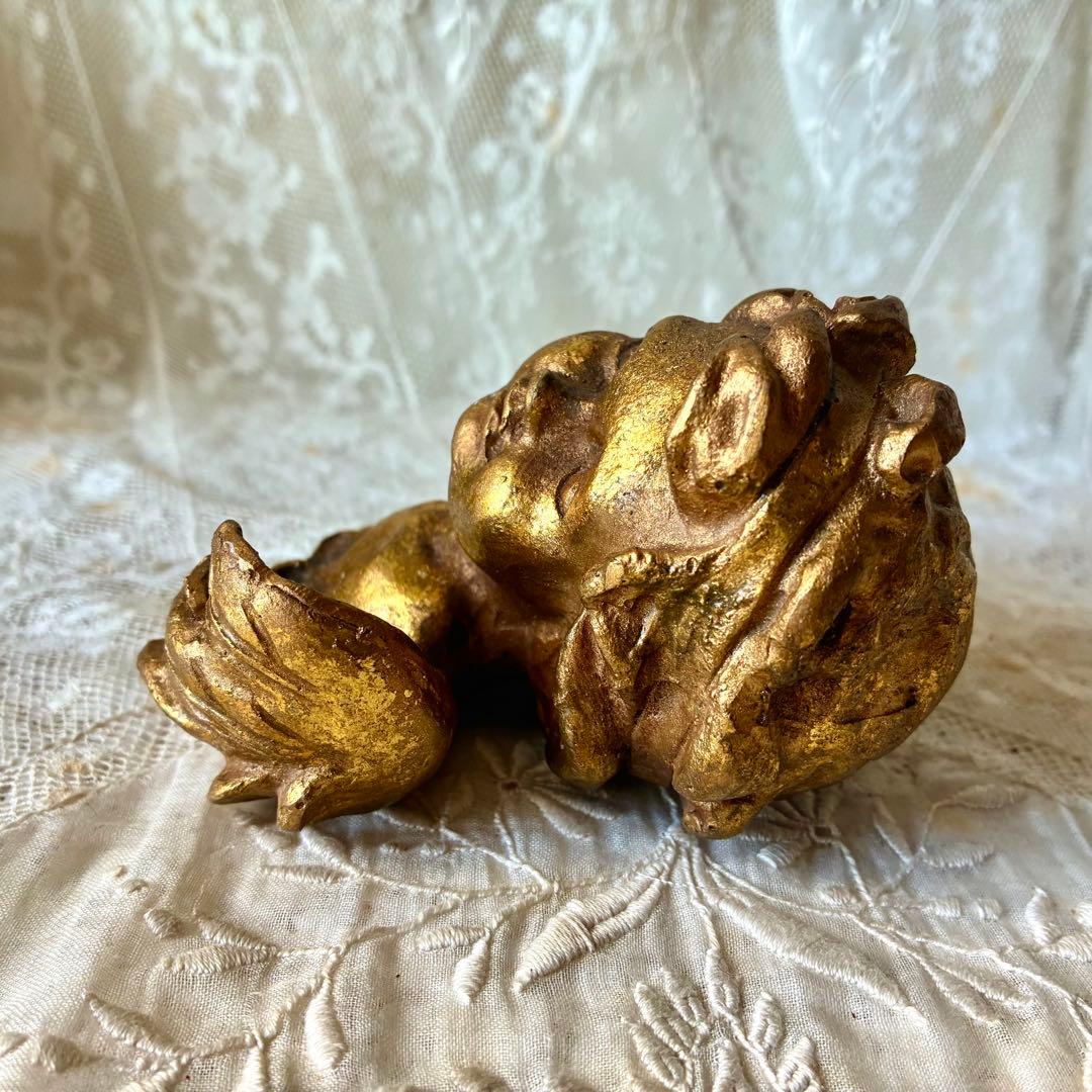 天使オブジェ　ウォールデコレーション　壁掛けオーナメント　フランスアンティーク