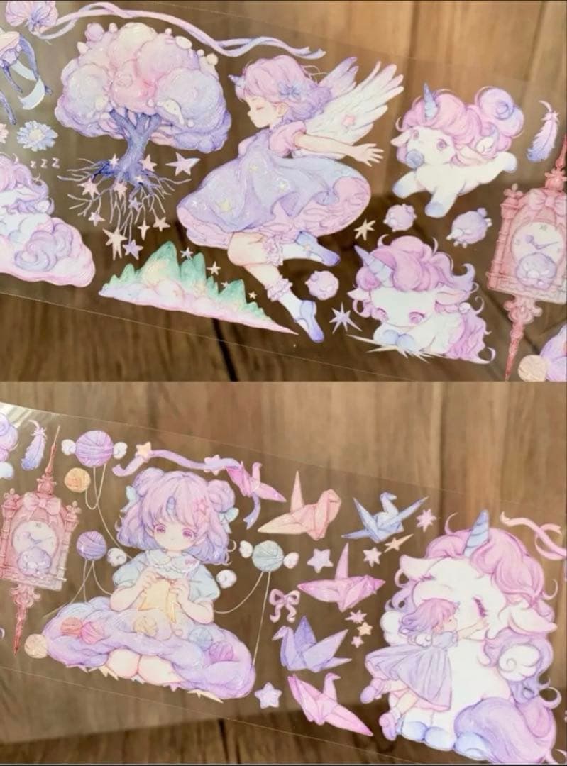 贝壳光 愈梦师 7cm×10m 海外マスキングテープ 海外マステ　人物