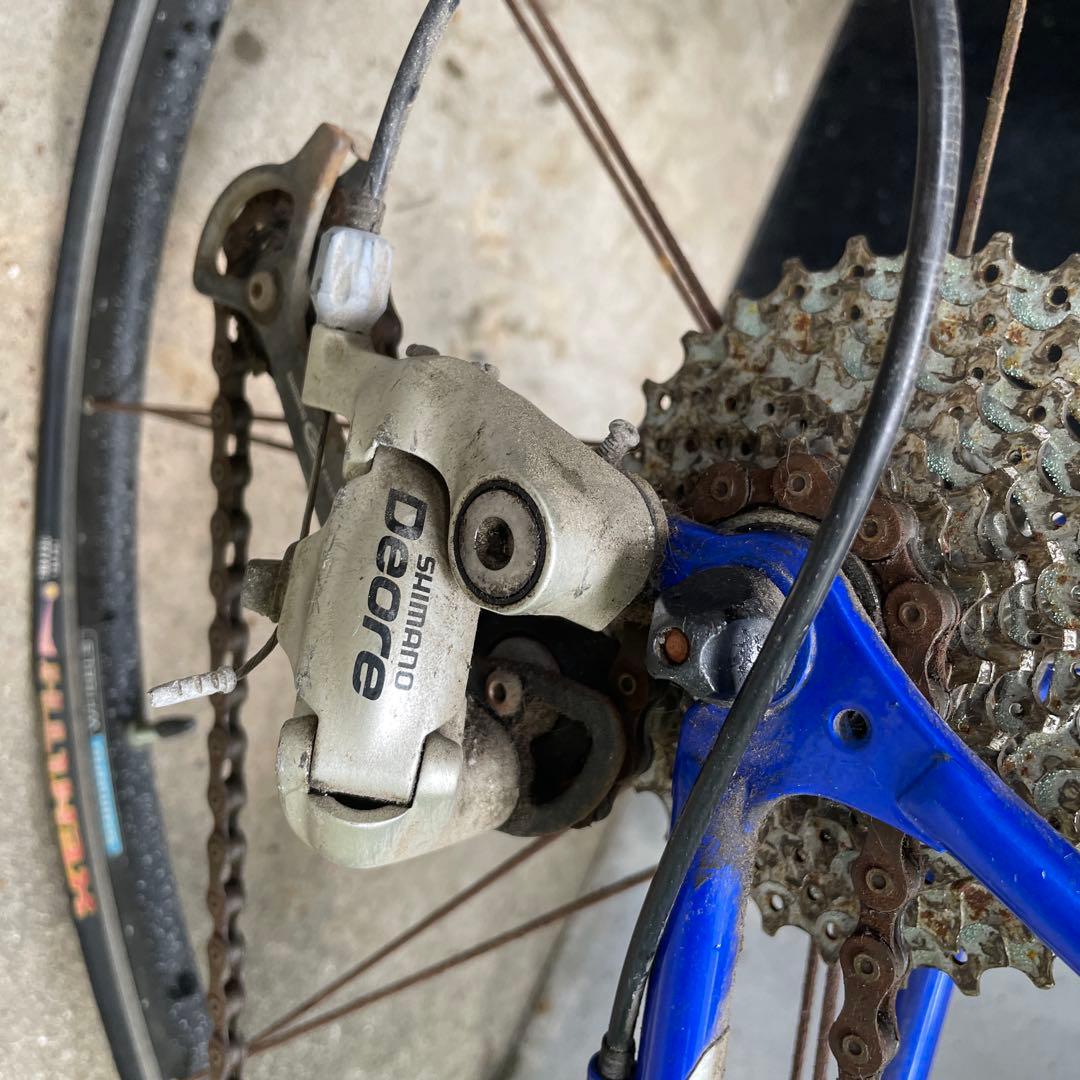 ANCHOR 自転車 青色 フレーム Shimano