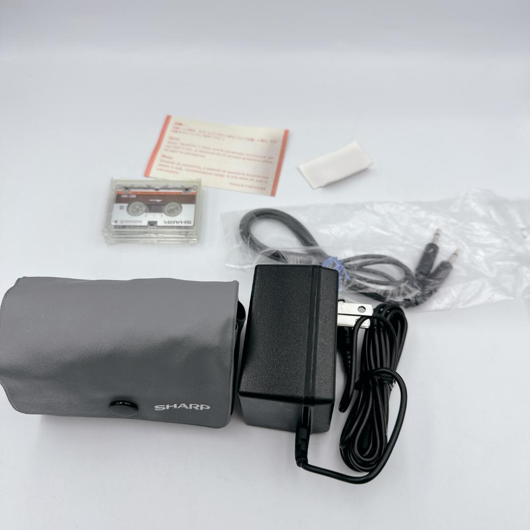 【美品・希少】SHARP ポケコン プリンタ＆カセットレコーダー CE-125S