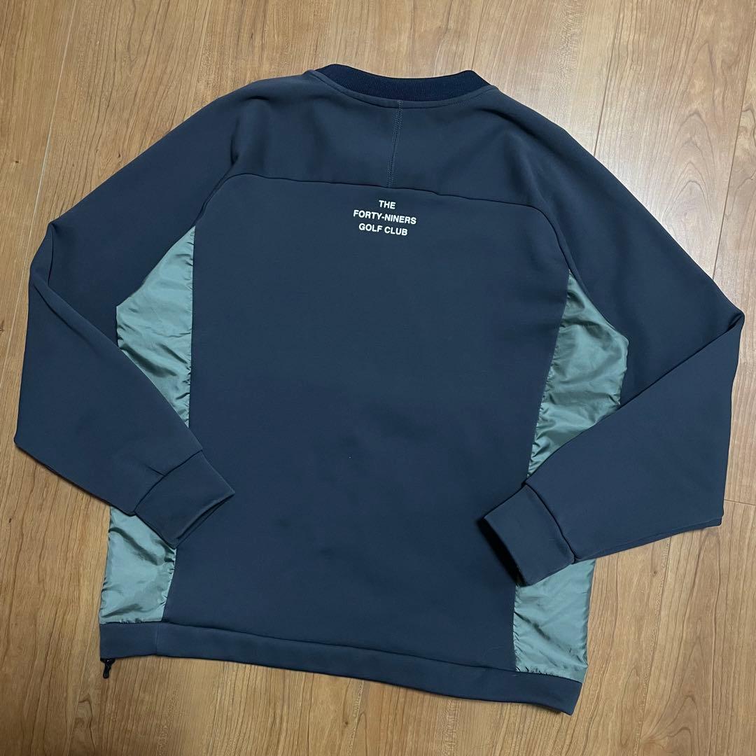 TFW49 プルオーバー　ダークネイビー　M ゴルフ フリース　スウェット