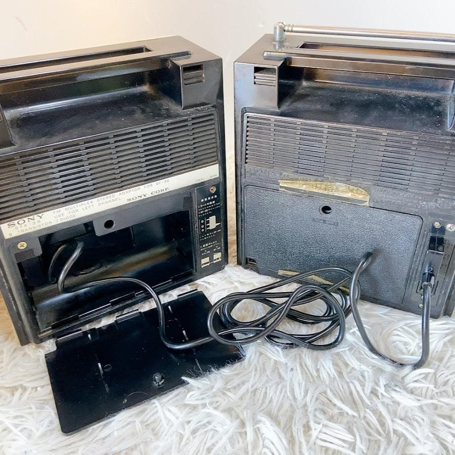 希少！ SONY 8F-38 トランジスタラジオ ステレオアダプタ STA-38