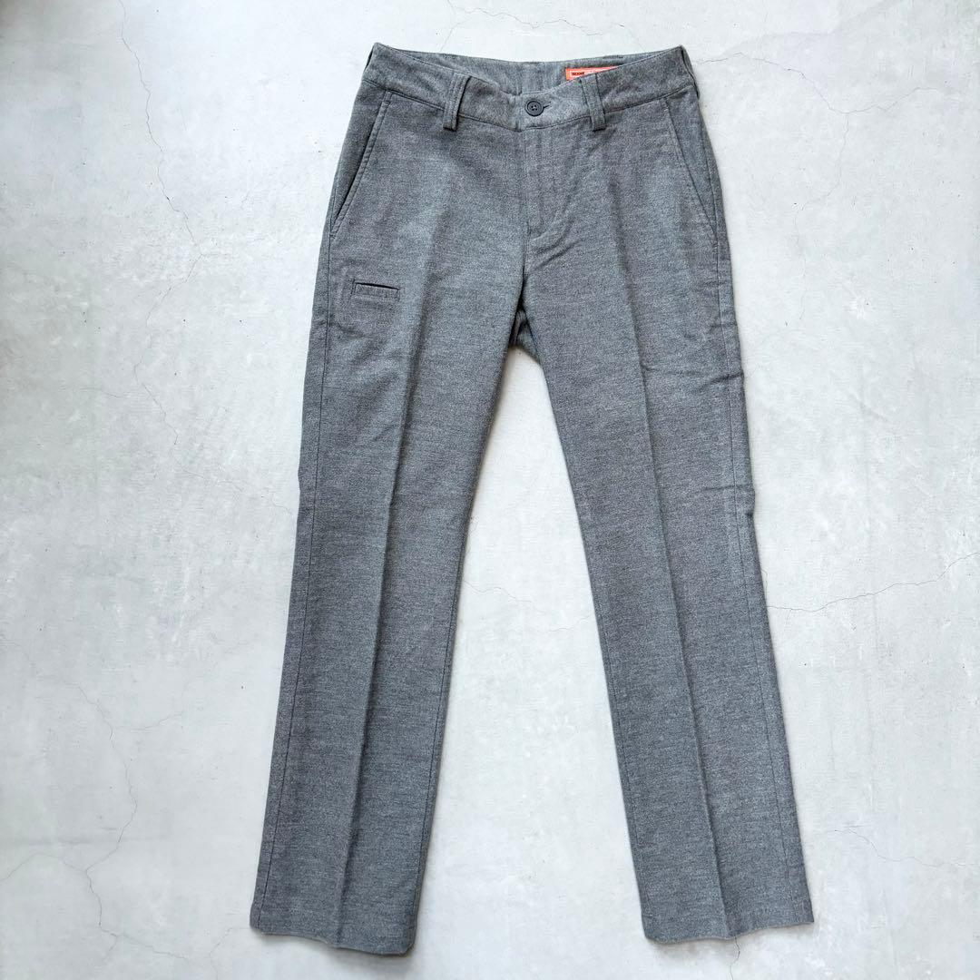 BEAMS GOLF ビームスゴルフ ロングパンツ 表微起毛 ロゴ グレー S